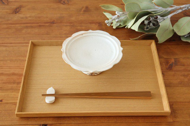 Furutani Seitosho Compote Footed Plate White S