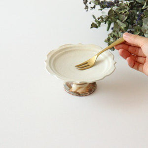 Furutani Seitosho Compote Footed Plate White S-Detail5