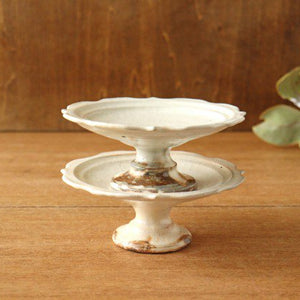 Furutani Seitosho Compote Footed Plate White S-Detail6