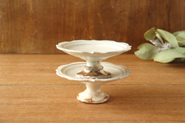 Furutani Seitosho Compote Footed Plate White S-Detail6