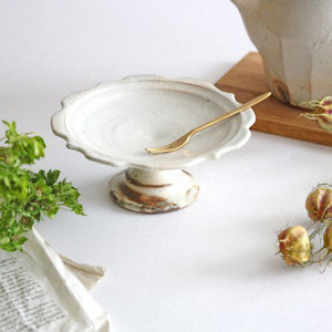 Furutani Seitosho Compote Footed Plate White S-Detail7