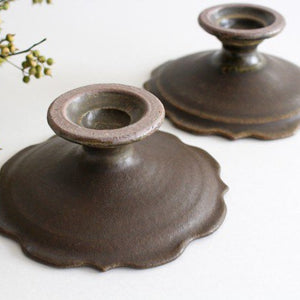 Furutani Seitosho Compote Footed Plate Rust S-Detail3