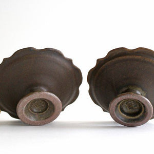 Furutani Seitosho Compote Footed Plate Rust S-Detail5