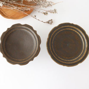 Furutani Seitosho Compote Footed Plate Rust S-Detail6