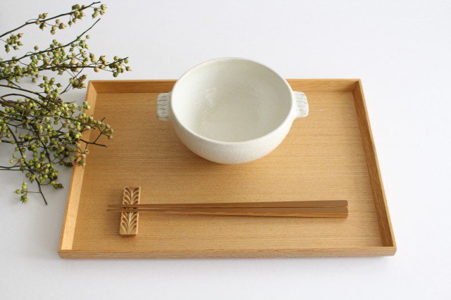 Furutani Seitosho Soup Bowl with Ears Vertical Brown Lines-Detail7