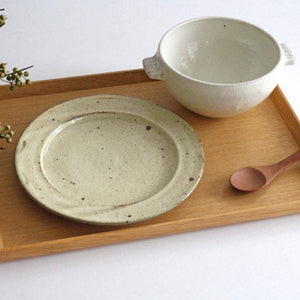 Furutani Seitosho Soup Bowl with Ears Vertical Brown Lines-Detail9