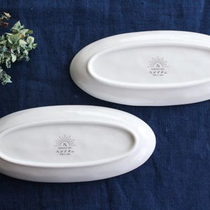 Harekutani Oval Plate Bird L | Kutani Ware-Detail3