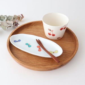 Harekutani Oval Plate Butterfly L | Kutani Ware-Detail12