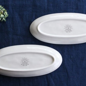 Harekutani Oval Plate Butterfly L | Kutani Ware-Detail4