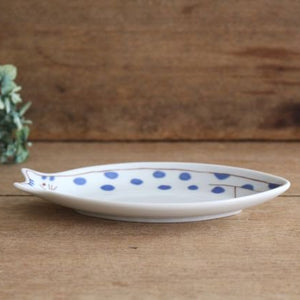 Harekutani Kitten Small Plate Blue | Kutani Ware-Detail2