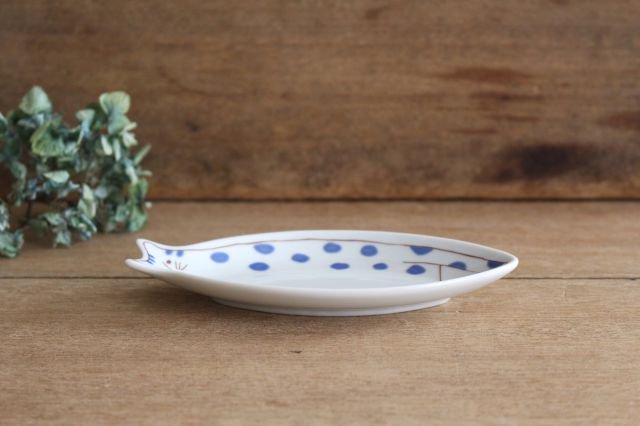 Harekutani Kitten Small Plate Blue | Kutani Ware-Detail2