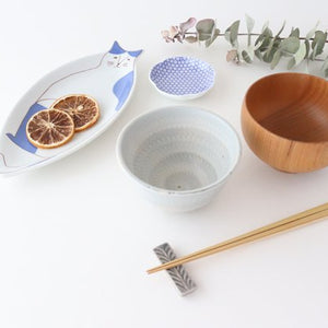 Harekutani Cat Plate Blue | Kutani Ware-Detail11