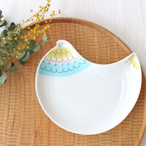 Harekutani Bird Plate | Kutani Ware-TOP