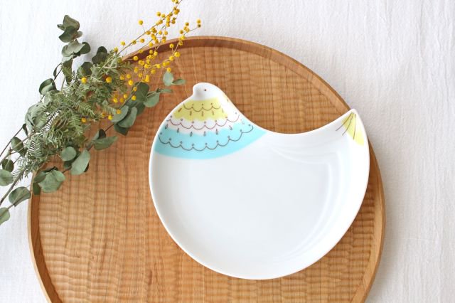 Harekutani Bird Plate | Kutani Ware