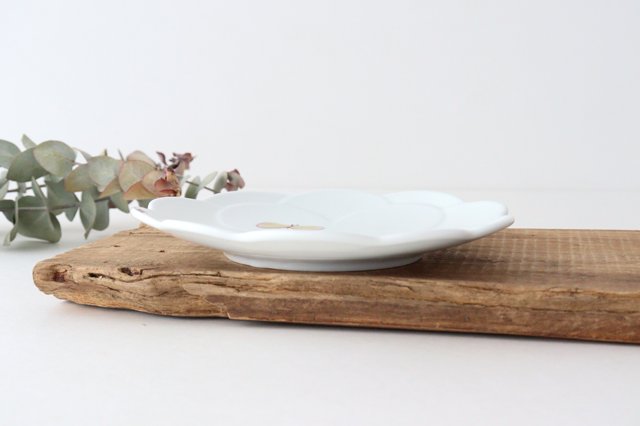 Harekutani Flower-shaped Plate Butterfly | Kutani Ware-Detail6
