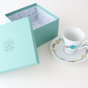 Harekutani Cup and Saucer Flower and Bird | Kutani Ware-Detail11