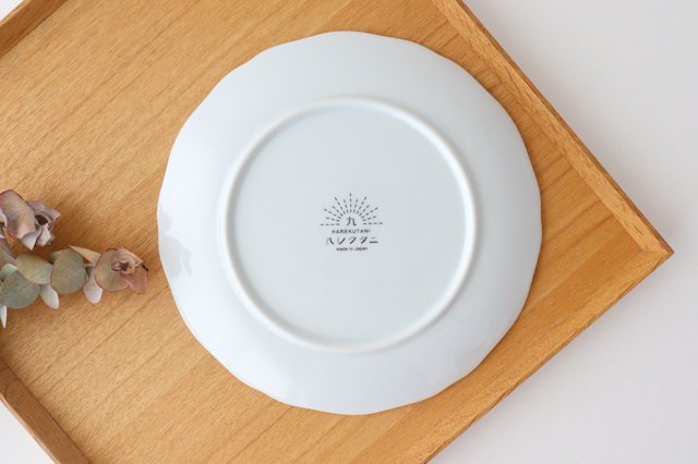 Harekutani Flower and Bird Plate Blue | Kutani Ware-Detail3