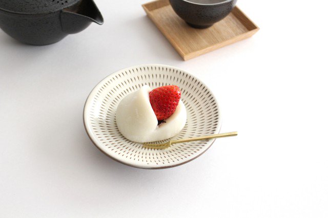 Small Round Plate Tobikanna 12cm/4.7in | Koishiwara Ware