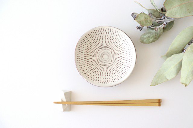Small Round Plate Tobikanna 12cm/4.7in | Koishiwara Ware