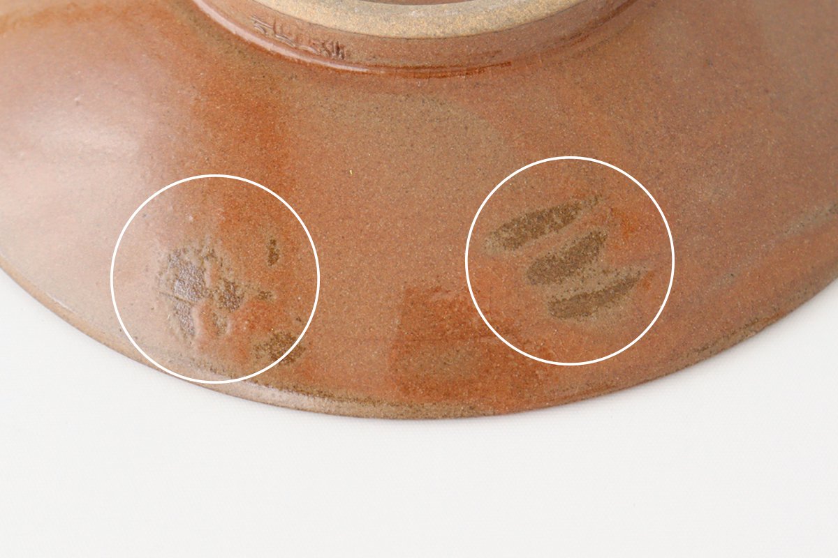 Round Plate Tobikanna White 15cm/5.9in | Koishiwara Ware