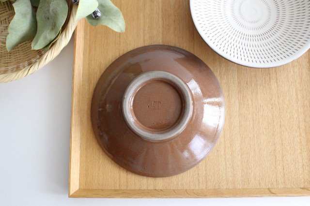 Round Plate Tobikanna White 15cm/5.9in | Koishiwara Ware