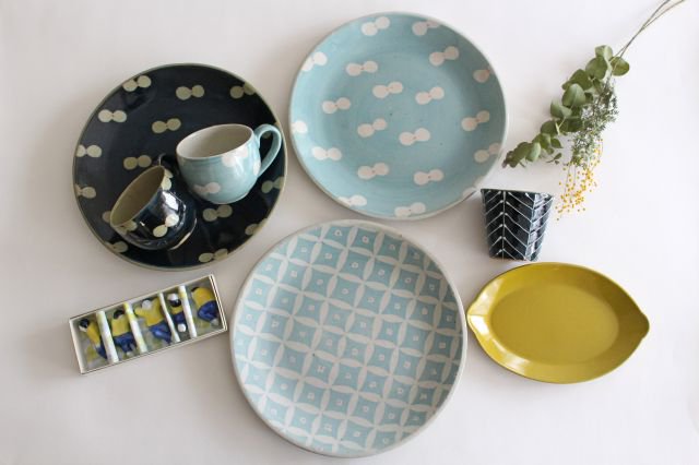 sen Frame Round Plate Large | Hasami Ware
