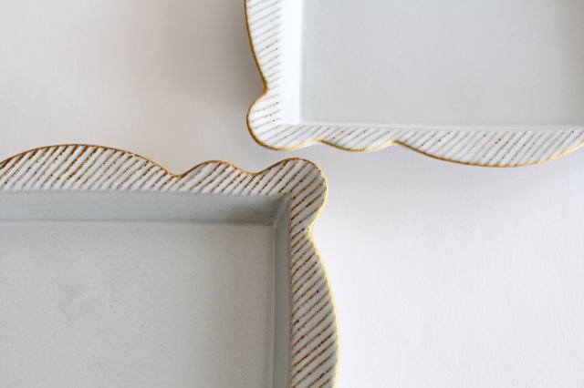 sen Frame Square Plate Large | Hasami Ware