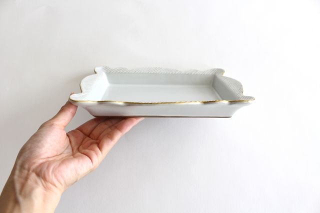 sen Frame Square Plate Large | Hasami Ware