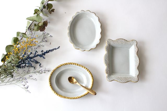 sen Frame Oval Small Plate Small | Hasami Ware