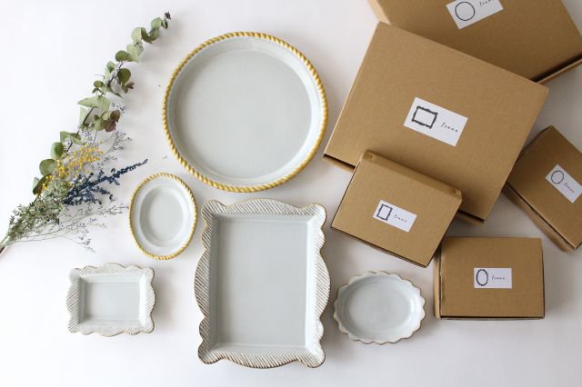 sen Frame Square Small Plate Small | Hasami Ware