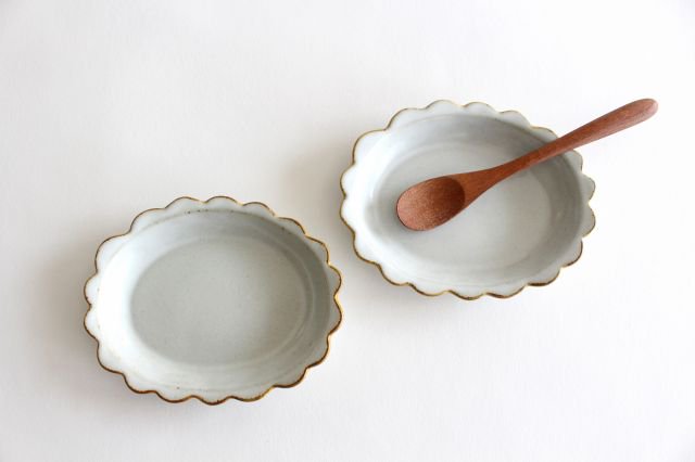 sen Frame Frill Small Plate Small | Hasami Ware