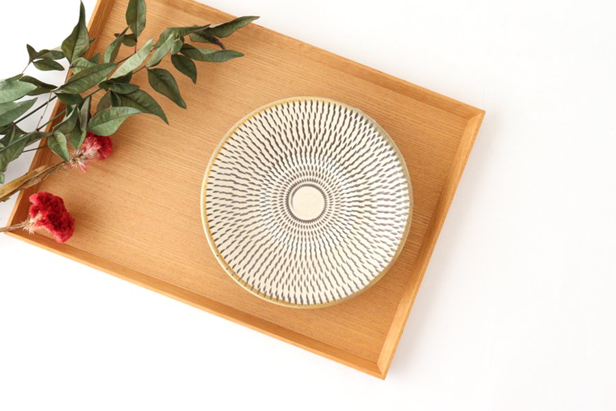Round Plate Tobikanna 15cm/5.9in | Ontayaki