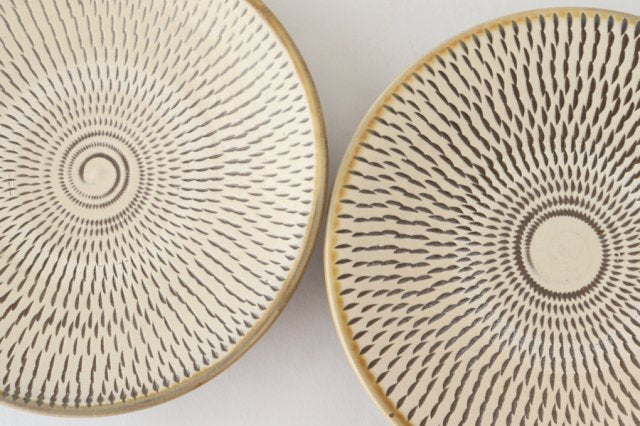 Round Plate Tobikanna 15cm/5.9in | Ontayaki