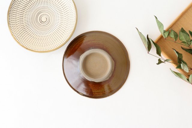 Round Plate Tobikanna 15cm/5.9in | Ontayaki
