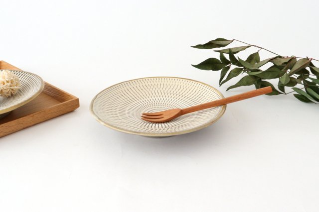 Round Plate Tobikanna 15cm/5.9in | Ontayaki