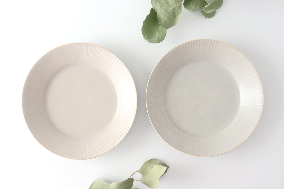 Koyo Kiln Round Plate Shinogi Sherbet Gray | Arita Ware