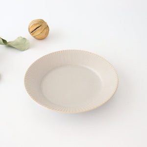 Koyo Kiln Round Plate Shinogi Sherbet Gray 16.5cm/6.5in | Arita Ware-TOP