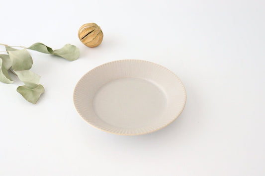 Koyo Kiln Round Plate Shinogi Sherbet Gray 16.5cm/6.5in | Arita Ware-TOP