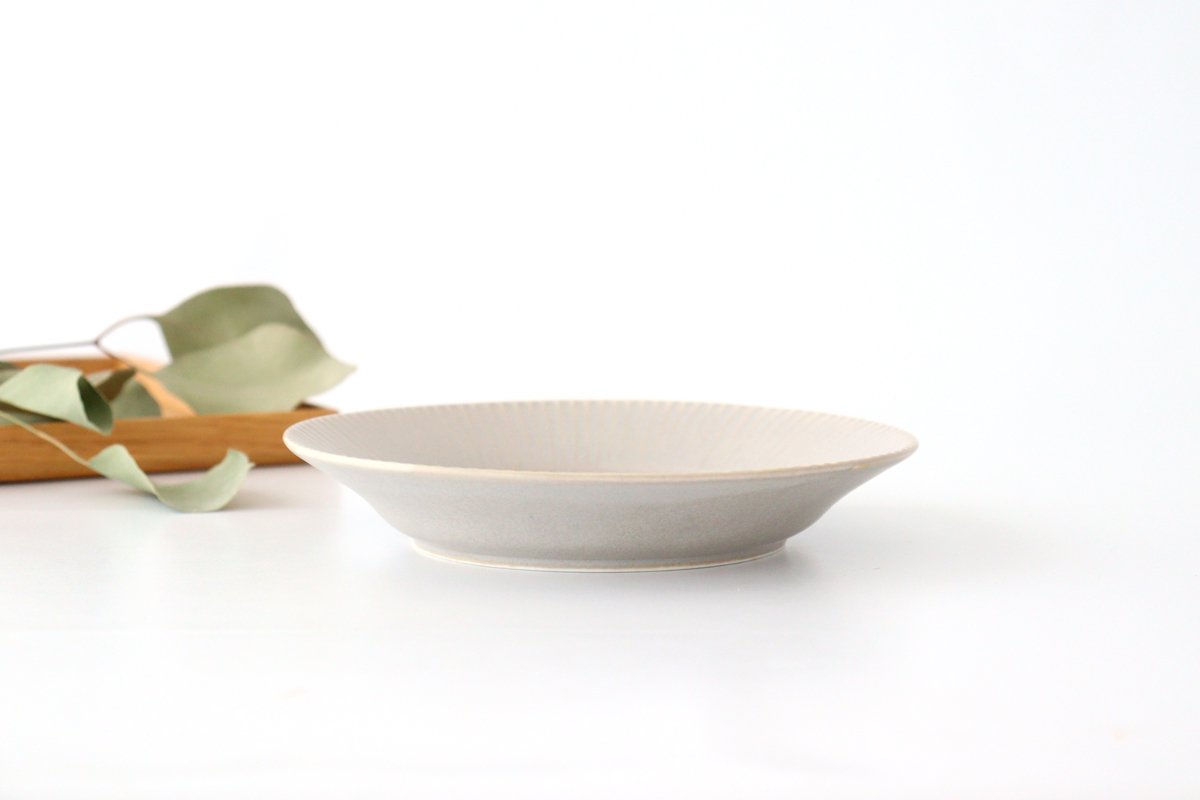 Koyo Kiln Round Plate Shinogi Sherbet Gray 16.5cm/6.5in | Arita Ware-Detail2