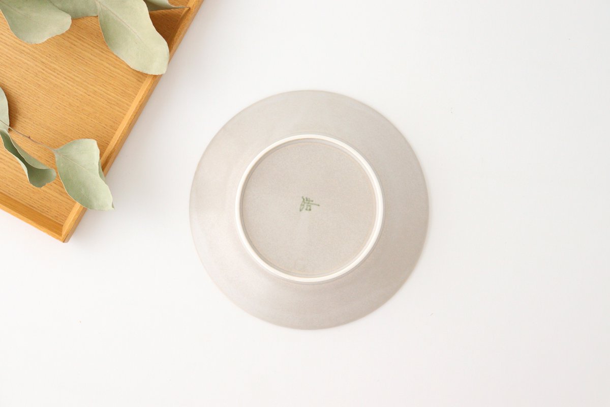 Koyo Kiln Round Plate Shinogi Sherbet Gray 16.5cm/6.5in | Arita Ware-Detail4