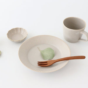 Koyo Kiln Round Plate Shinogi Sherbet Gray 16.5cm/6.5in | Arita Ware-Detail9