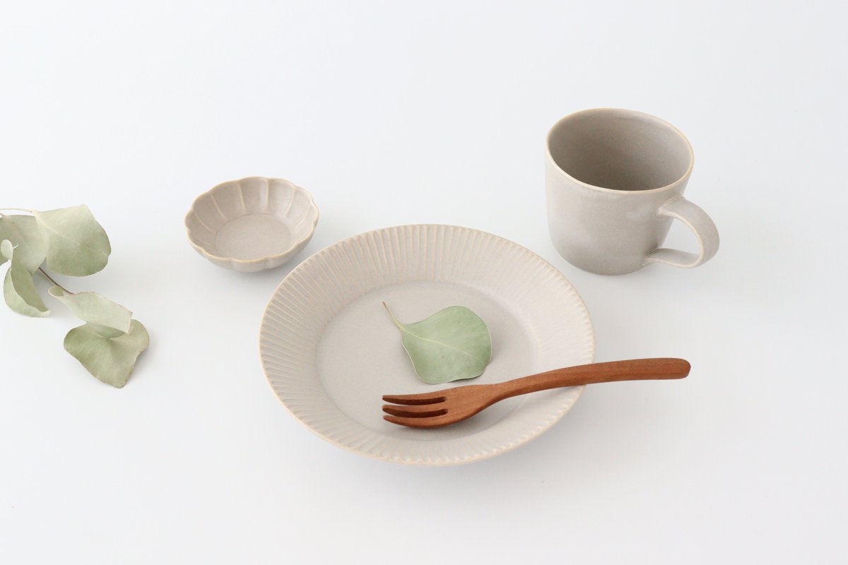 Koyo Kiln Round Plate Shinogi Sherbet Gray 16.5cm/6.5in | Arita Ware-Detail9