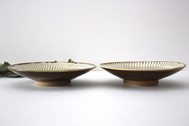 Round Plate Tobikanna 18cm/7.1in | Ontayaki