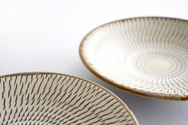 Round Plate Tobikanna 18cm/7.1in | Ontayaki