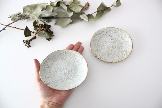 sen Small Plate Hydrangea | Hasami Ware