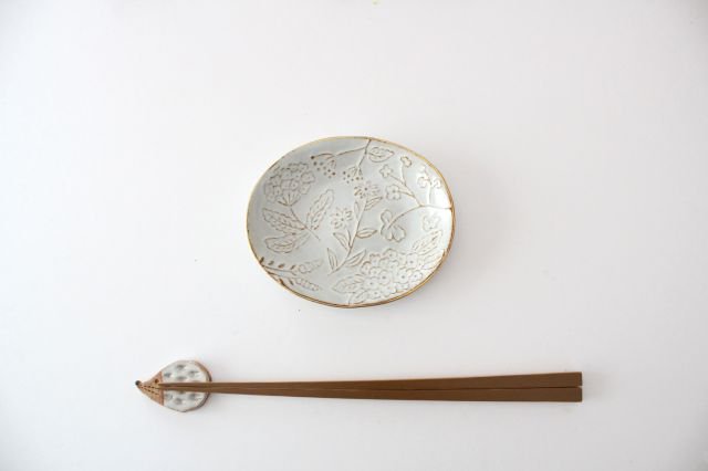 sen Small Plate Hydrangea | Hasami Ware