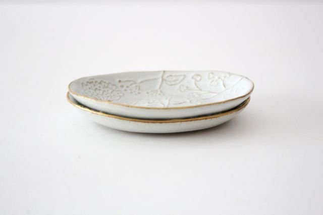 sen Small Plate Hydrangea | Hasami Ware