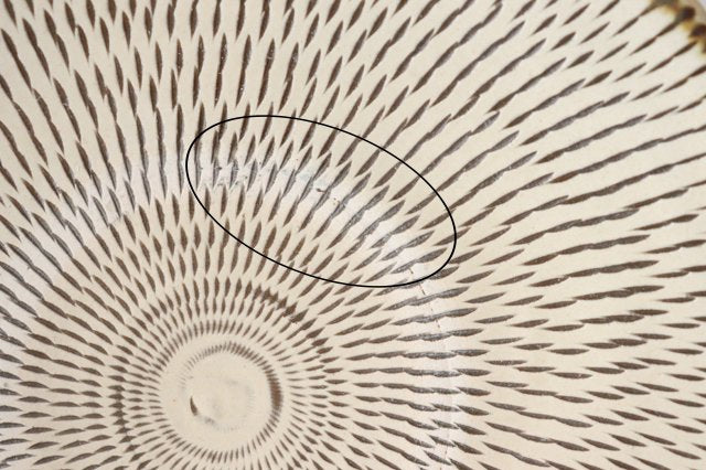 Round Plate Tobikanna 24cm/9.4in | Ontayaki