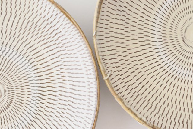 Round Plate Tobikanna 24cm/9.4in | Ontayaki