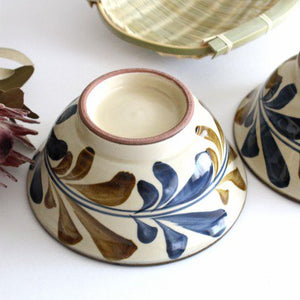 Toshin Kiln Ramen Bowl Deigo Arabesque  | Tsuboya Ware Yachimun-Detail3